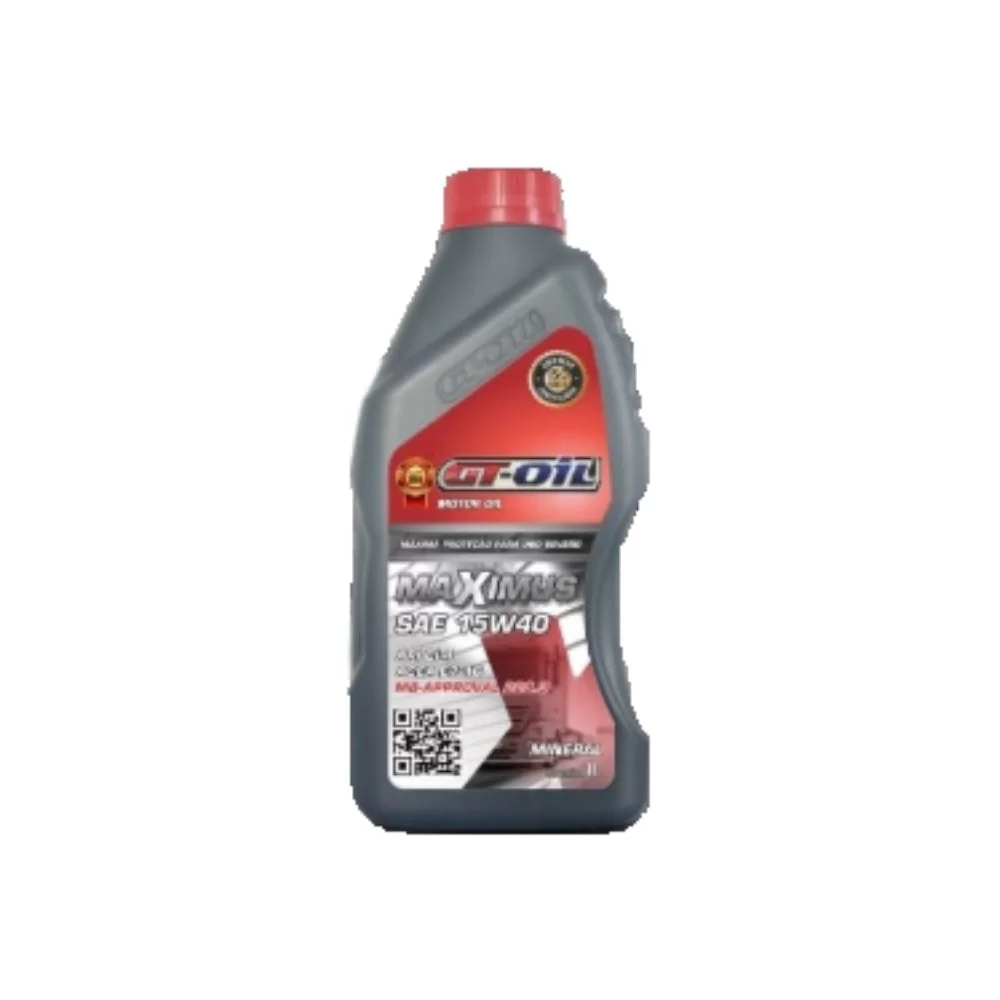 LUBRIFICANTE DE MOTOR MAXIMUS MB-APPROVAL 228.3 15W40 API CI-4 e ACEA E7-16 24X1 - GT OIL - GT25024