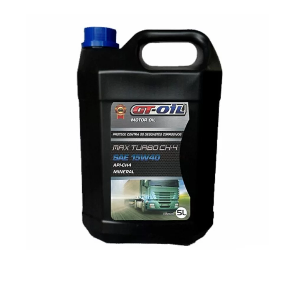 LUBRIFICANTE DE MOTOR MAX TURBO 15W40 CH4 24X1 - GT OIL - GT95045