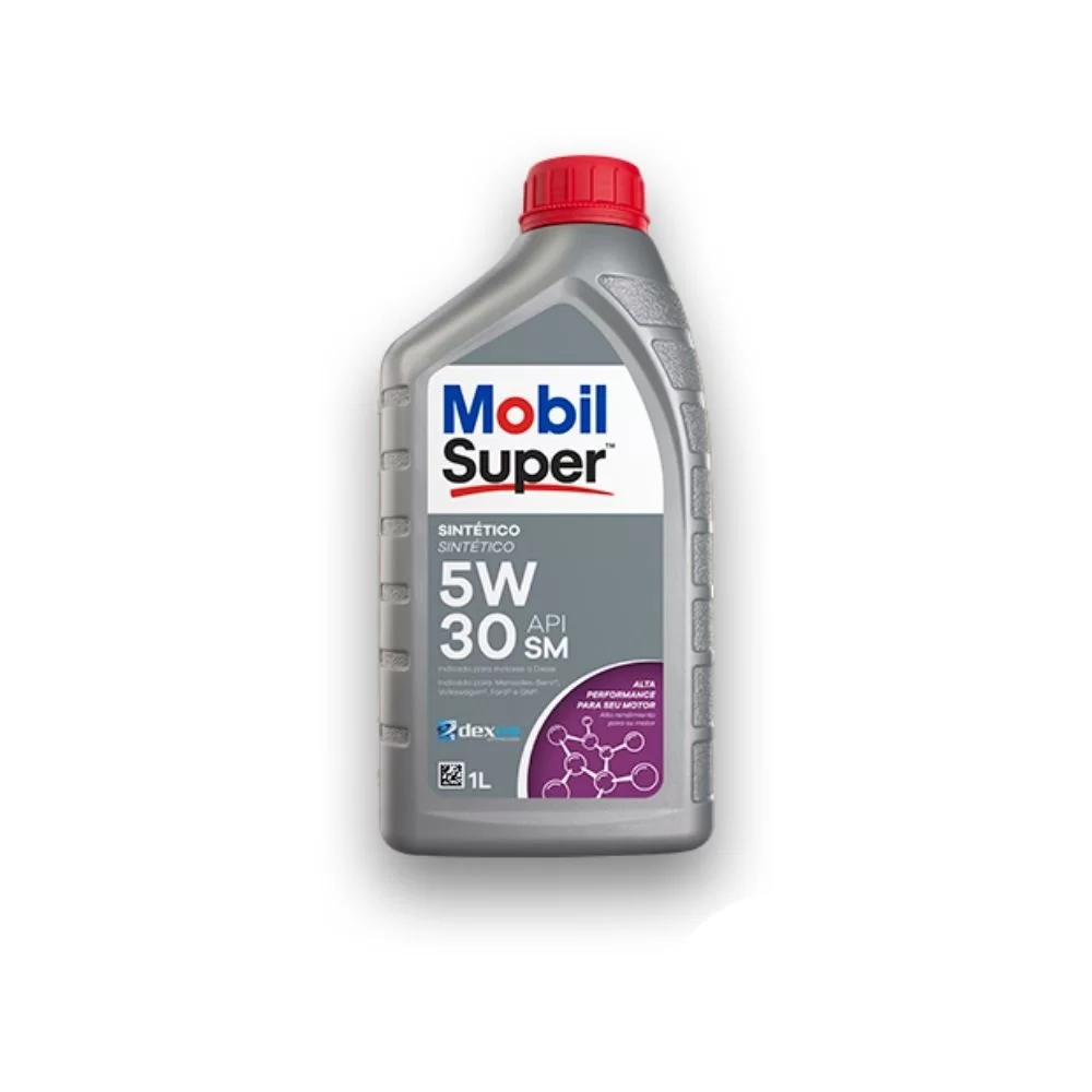 LUBRIFICANTE DE MOTOR SUPER 3000 DEXOS2 5W30 SINTETICO DIESEL - MOBIL - 123045