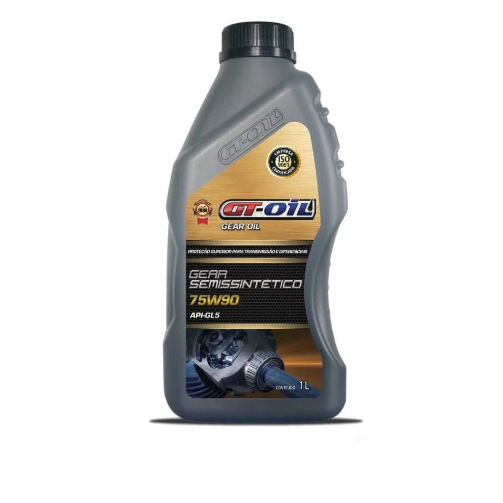 LUBRIFICANTE DE TRANSMISSÃO GEAR 75W90 API GL5 SEMISSINTÉTICO 12X1 - GT OIL - GT67012