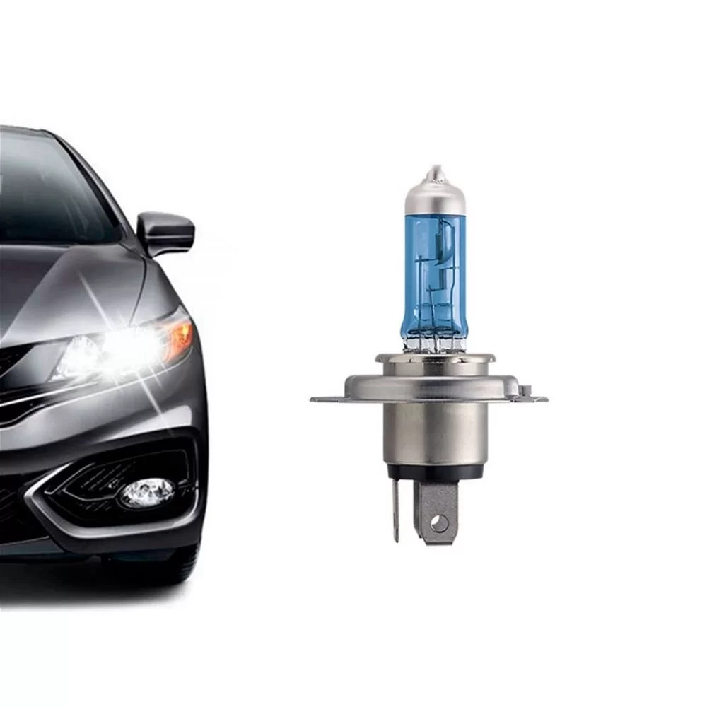 LAMPADA SUPER BRANCA H7 12V 55W 4200K - TIGER - TG1012H7 (PAR)