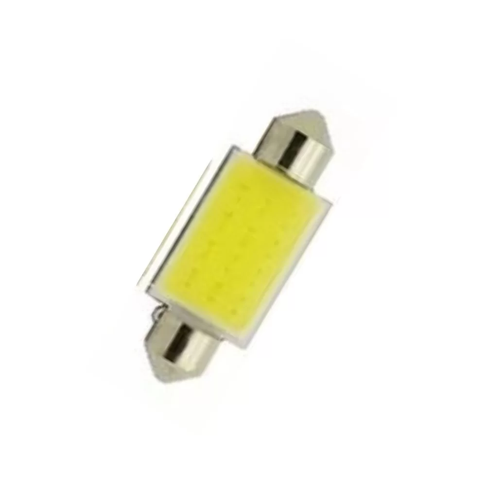 LÂMPADA DE LED  COB TORPEDO 39MM 16 LEDs 12V APLICAÇÃO PARA Luz DE Teto, Placa E Porta malas - VELOX - 935207