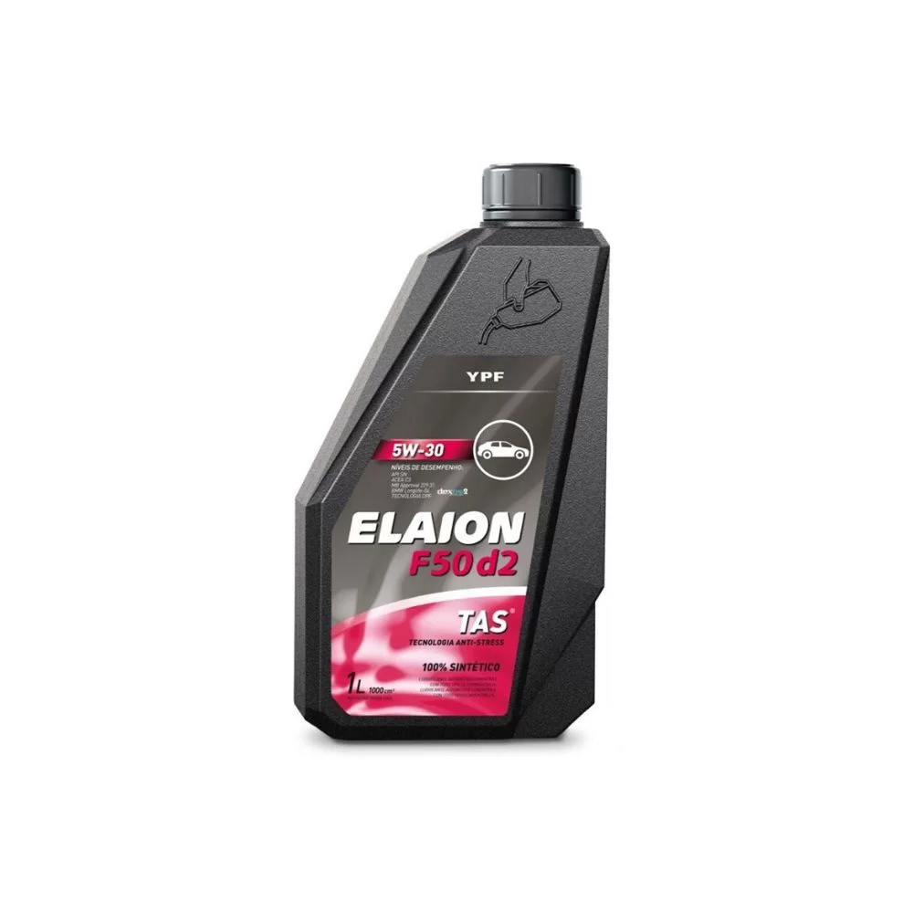 LUBRIFICANTE DE MOTOR SINTÉTICO 5W30 DIESEL F50 D2/DEXOS 2- YPF ELAION - 00153600