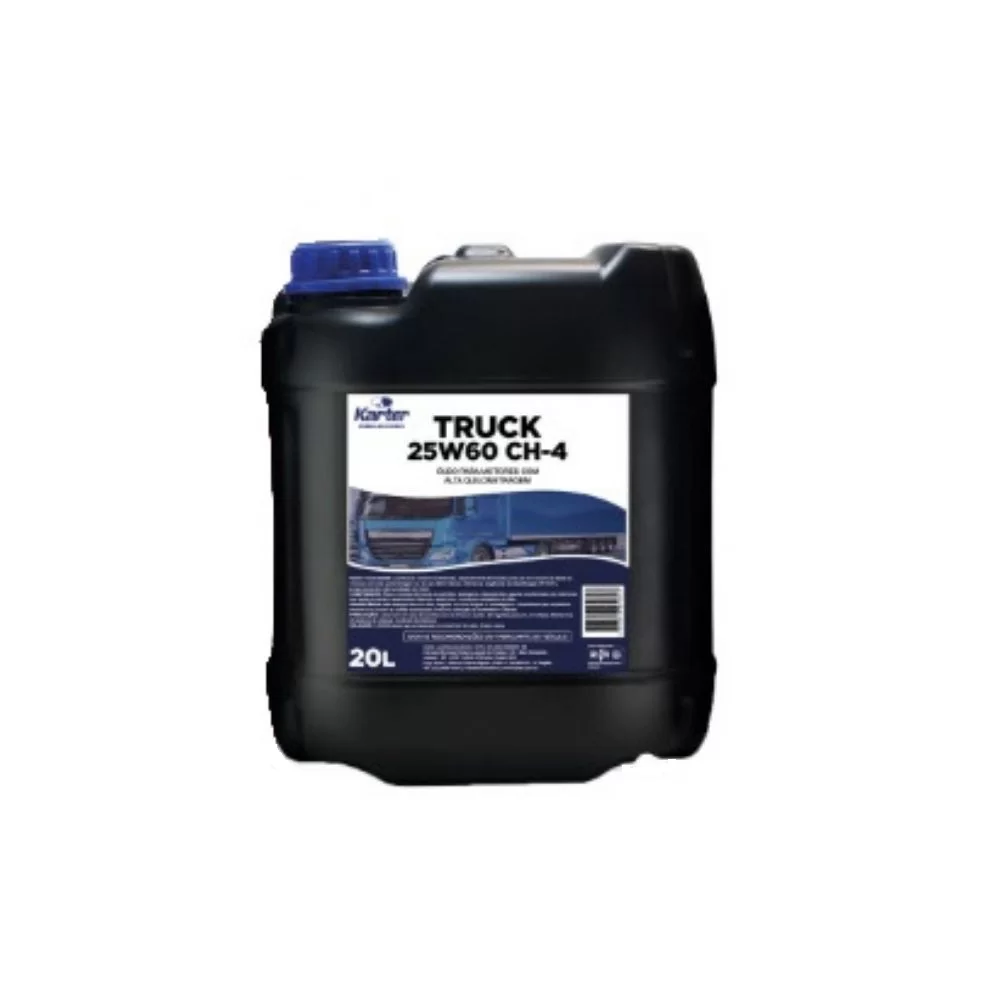 LUBRIFICANTE DE MOTOR TRUCK 25W60 CH-4 MINERAL 20 LITROS - KARTER LUBRIFICANTES 5808