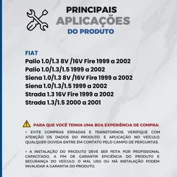 RADIADOR ALUMINIO FIAT PALIO/SIENA/STRADA 1.0/1.3/1.5 8/16V FIRE 99/02 C/S AR