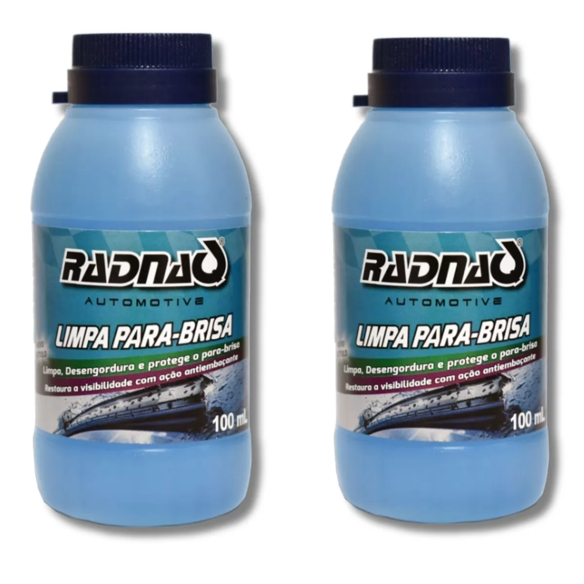 Limpa Parabrisa Vidros Carro 100ml Detergente Limpador 2 Unidades