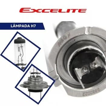 Par Lâmpadas Farol H7 Halogena Original 12v 55W