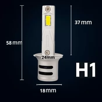 LAMPADA H-1 MINI LED HEADLIGHT 55W 12V 6500K 24000LM