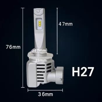 LAMPADA H-27 MINI LED HEADLIGHT 55W 12V 6500K 24000LM