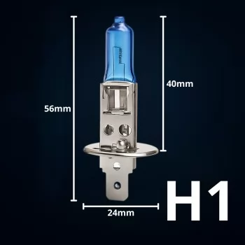 Kit 10 Lâmpadas Super Branca H1 8500k Farol Carro 12v 55w