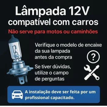 Kit 10 Lâmpadas Super Branca H27 8500k Farol Carro 12v 55w
