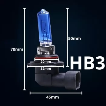 Par Lâmpadas Super Branca Hb3/9005 8500k Farol Carro