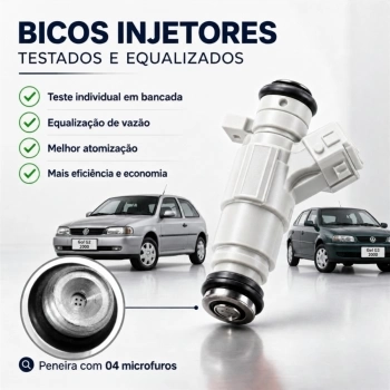4 Bico Injetor Vw Gol G2 G3 1.0 Mi 8v Gasolina 0280155812